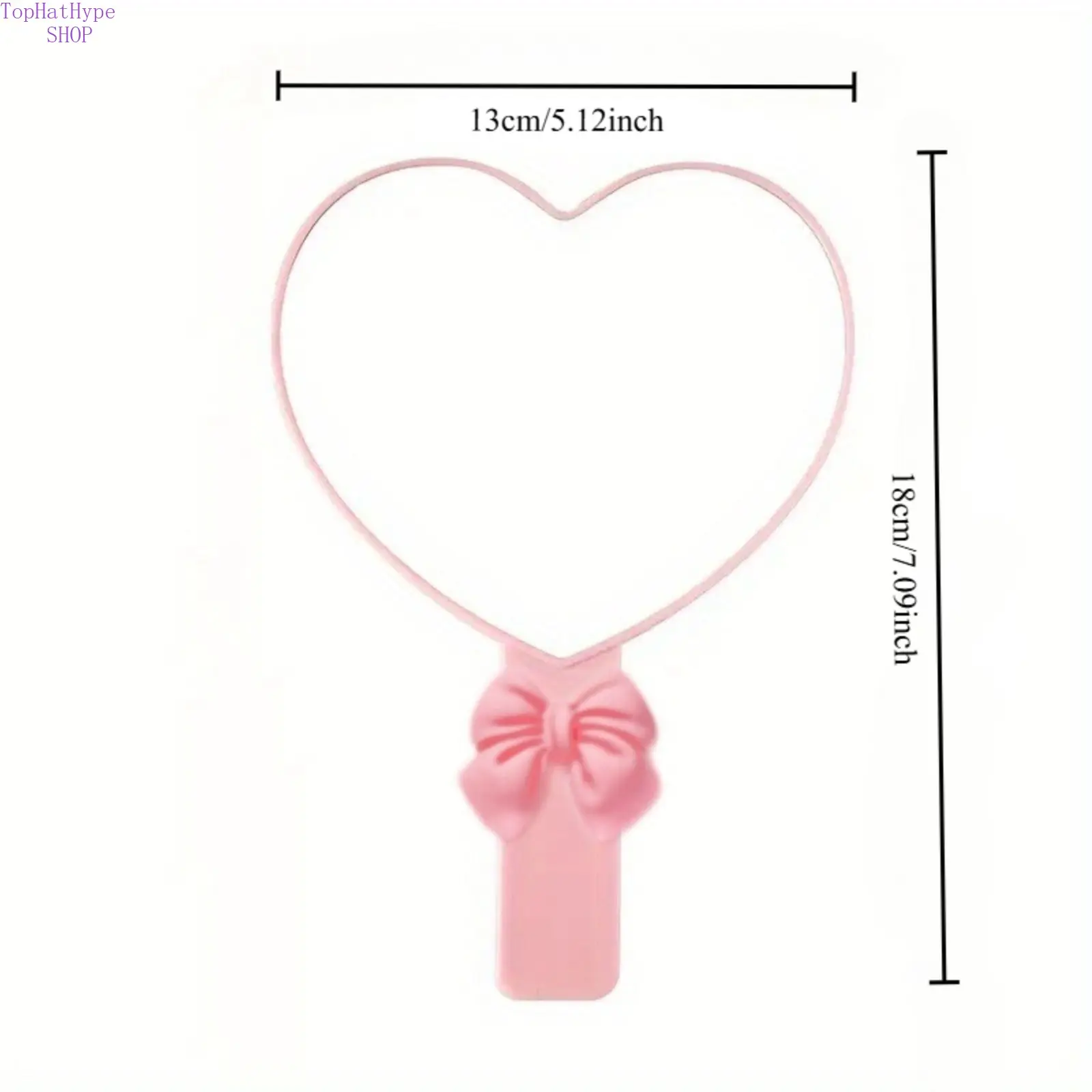 Cute Bow Design Handheld Makeup Mirror, INS Style Portable Travel Vanity Mirror with Handle, Minimalist Compact Mirror Perfect for Student Dorm Use, Home Beauty, Travel, Daily Makeup & Outdoor Touch Ups