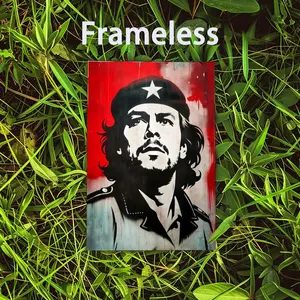 Che G-Guevaras Poster Modern art 2D poster, suitable for bedroom living room decor. Vibrant colors, clear images ideal for home office decor Canvas Material