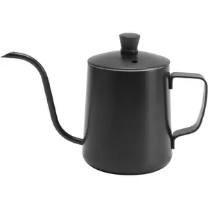 12 Ounce Stainless Steel Gooseneck Coffee Kettle, Precision Drip Spout for Pour over Coffee, Ideal for Home Brewing and Camping