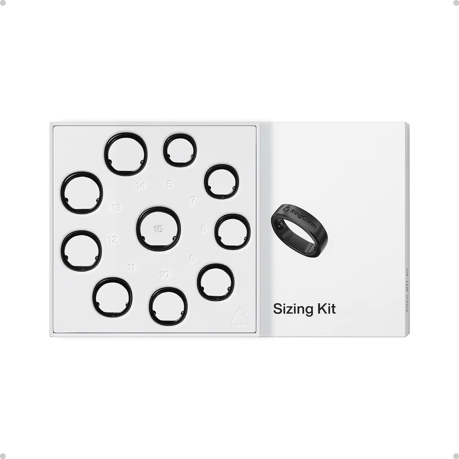 RingConn Gen 3 Sizing Kit - Size First Before You Buy - Choose from 10 Sizes - Sizes 6 to 15 - Find The Perfect Ring Size Smart Ring Size - Only Compatible Smart Ring