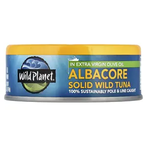 Wild Planet Albacore Solid Wild Tuna In Extra Virgin Olive Oil,  5 oz (140 g)
