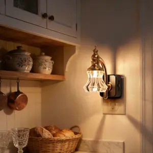 DORESSHOP Vintage Flower Night Lights, Night Lights Plug into Wall, 3000K Soft Light with Dusk to Dawn Sensor, Adjustable Brightness, for Kitchen Hallway Bedroom