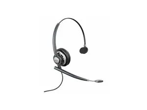Poly EncorePro HW710 Headset - Mono - USB - Wired - Over-the-head - Monaural - Ear-cup - Noise Cancelling, Omni-directional Microphone - Noise Canceling - Black