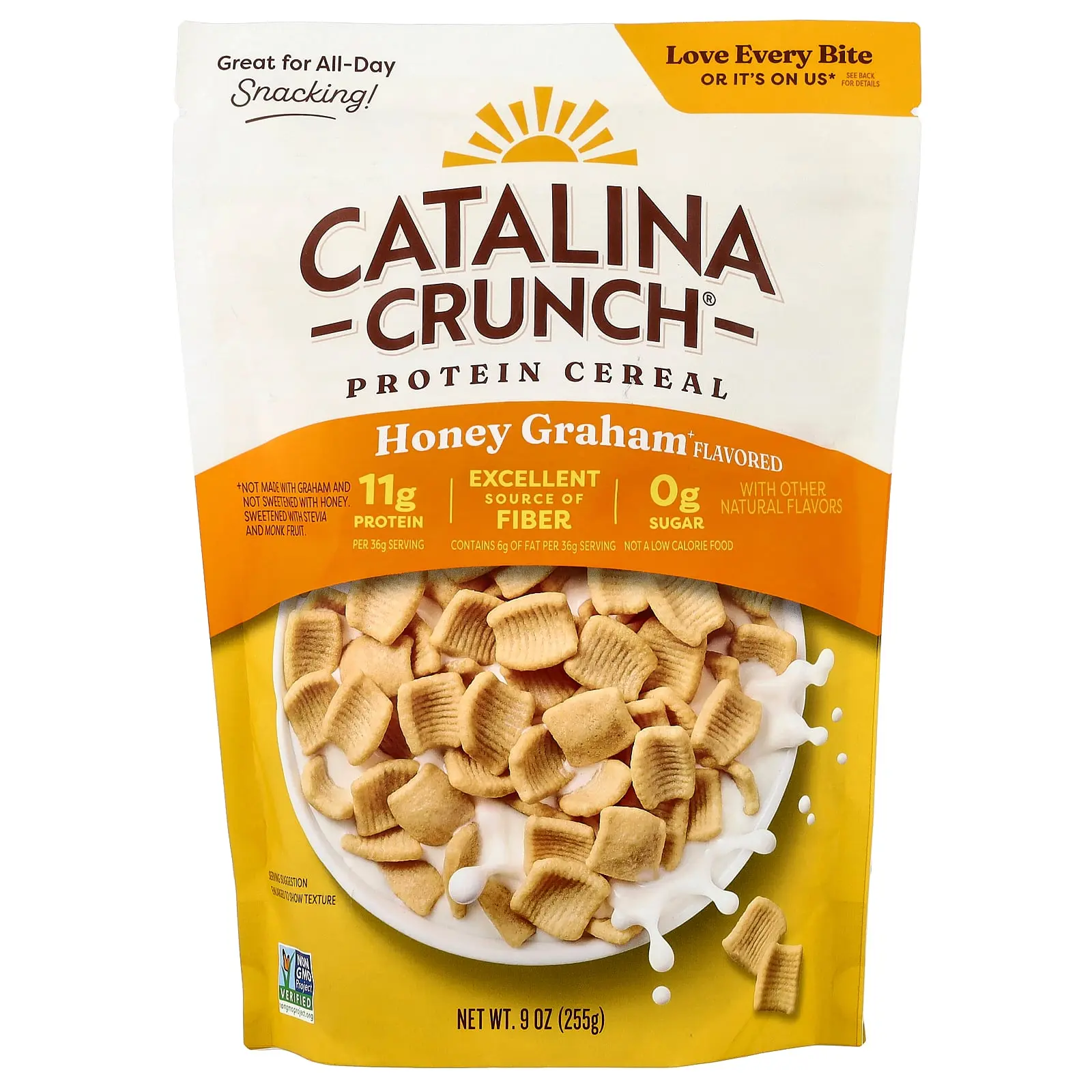Catalina Crunch Protein Cereal, Honey Graham, 9 oz (255 g) Catalina Crunch Protein Cereal, Honey Graham, 9 oz (255 g)