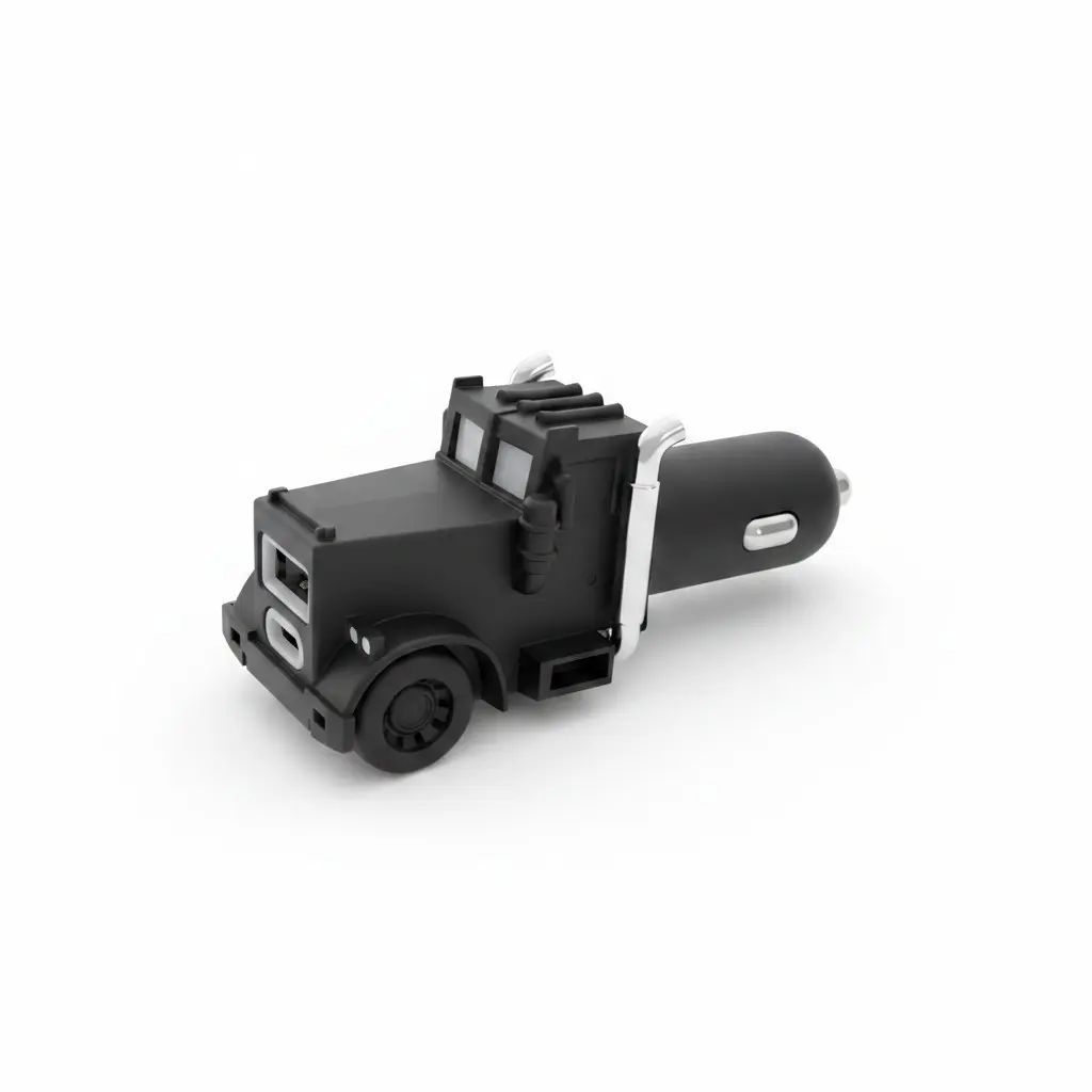 Semi Truck Car Cigarette Lighter Charging Port