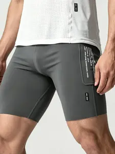 ASRV 2026 Summer Men's Shorts, American Style Milk Silk Quick-Dry Sports Shorts, High-Stretch Running Tights for Men