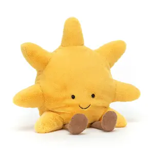 Jellycat Amuseables Sun Plush Soft Toy Yellow Color Cute Sun Design 30cm Perfect Easter Gift for Kids Soft and Cozy