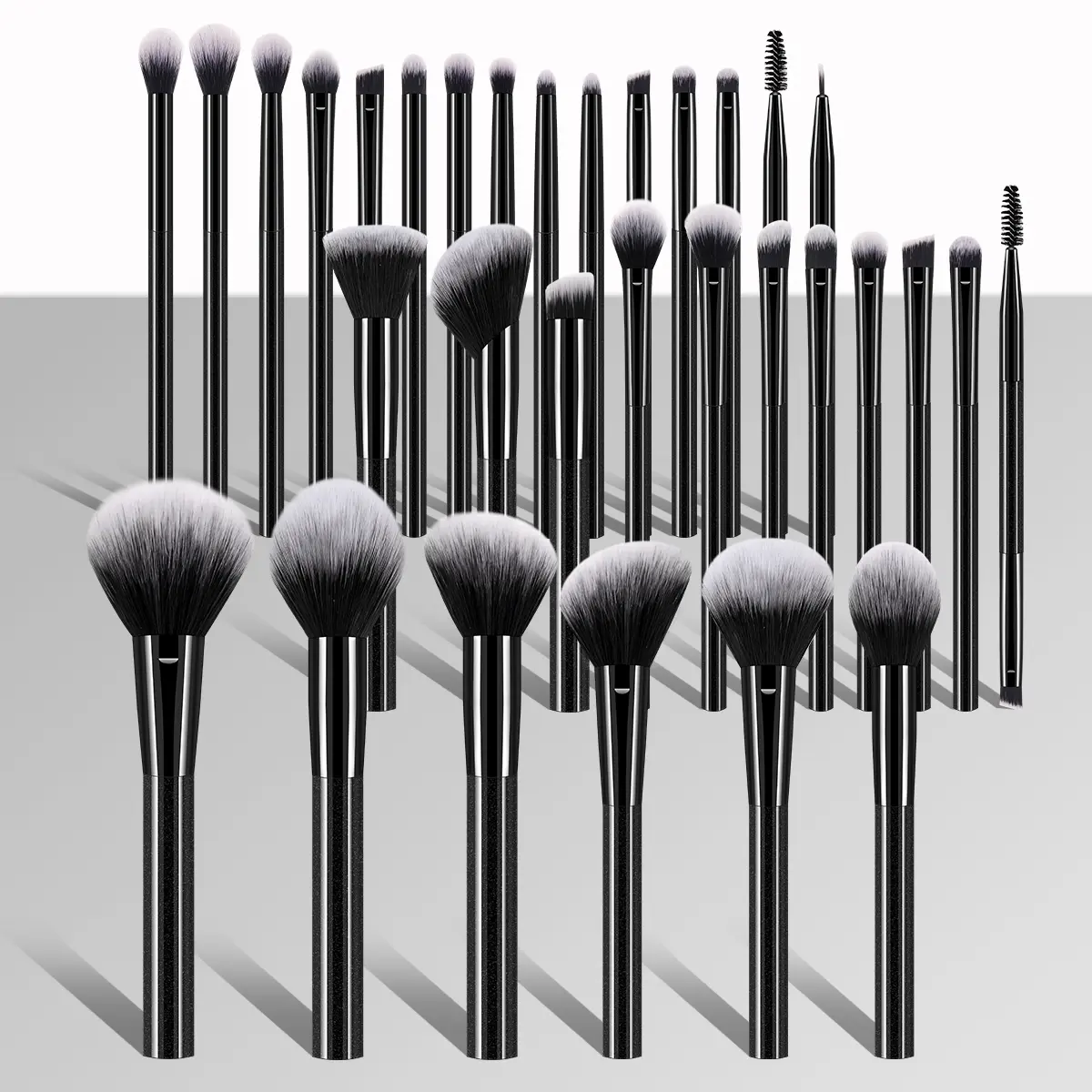 32PCS Premium Synthetic Makeup Brush Set, High-Quality Synthetic Fiber Bristles, Multipurpose Cosmetic Brushes for Powder, Foundation, Blending, Fixed Contour, Blush, Concealer and Eyeshadow, Professional Beauty Makeup Brushes Suitable for All Skin Types