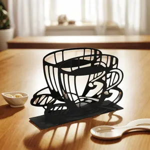 1pc Paper Towel Holder Dispenser, Napkin Holder for Kitchen Countertops, Family Table Napkin Holder Afé, Hotel Table Storage Rack, Minimalistic Design