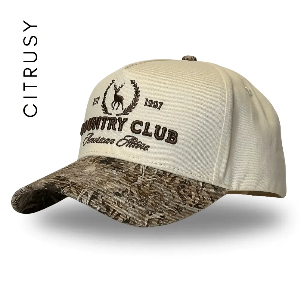 COUNTRY CLUB TRUCKER HAT - CAMO COUNTRY CLUB TRUCKER HAT - CAMO