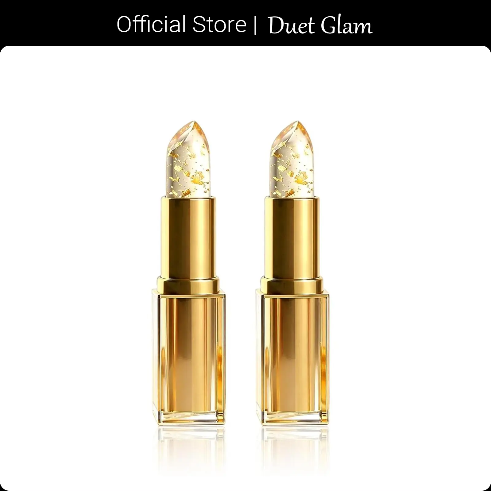 2pack Color Changing Lipstick for Older Women, Ph Adjusting Clear Lip Gloss, Transferproof Color Lipstick Long-Lasting Hydration Without Stripping, Keeping Makeup In Place for Up To 8+ Hours