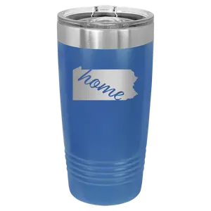 Pennsylvania Home 20 oz Tumbler | Royal Blue