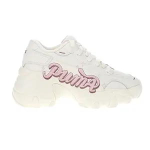 PUMA Womens Pulsar Collegecore Lace Up Sneakers Shoes Casual - White
