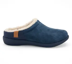 Revitalign Orthotic Suede Cozy Lined Slippers Legacy