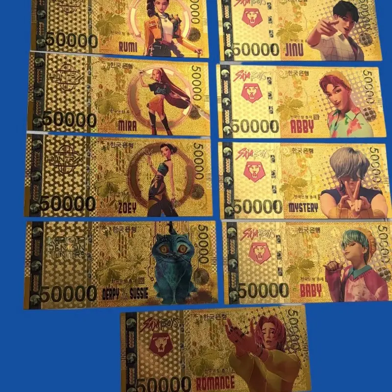 Kpop Foil Collectible Set (Note: Not Legal Tender)