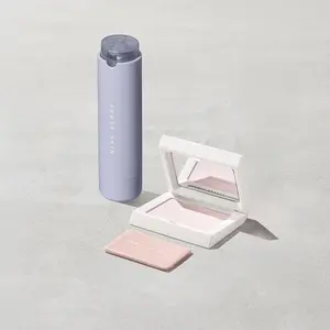 Fenty Beauty Glow N Set Essentials: Hydra Vizor Huez Refillable Tinted SPF 30 Moisturizer + Invisimatte Instant Setting & Blotting Powder