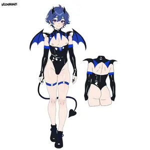 Velombrance Dark Horn Succubus Costume (5-Piece Set) AS04