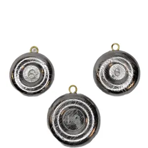 Heavy River Coin Sinkers.  5 -Pack.  Sizes 6oz,8oz, and 10oz Fishing Tackle