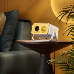 Magcubic V19 Auto Focus Projector 8K Decode HD 400ANSI Android 14 Allwinner H726 with 0.8:1 Throw Ratio Dual WiFi6 BT5.4 Auto Keystone HDR/HDR10+/HLG Native 720P Built in Speaker Portable Mini Home Cinema Movie Outdoor