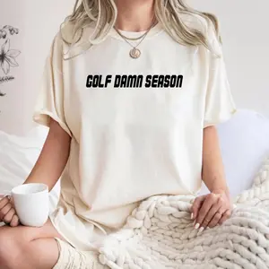 Golf Damn Season T-shirts, Funny Masters Tournament Tee, Golf Sport Fan Humor Gift, Unisex Graphic Shirt