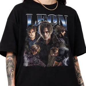 Limited Leon Kennedy Shirt, Resident Evil Requiem Shirt, Resident Evil Horror Gaming T-Shirt, RE9 Requiem Shirt Fan, Unisex Shirt, Gift For Man And Woman Leon Kennedy T-shirt