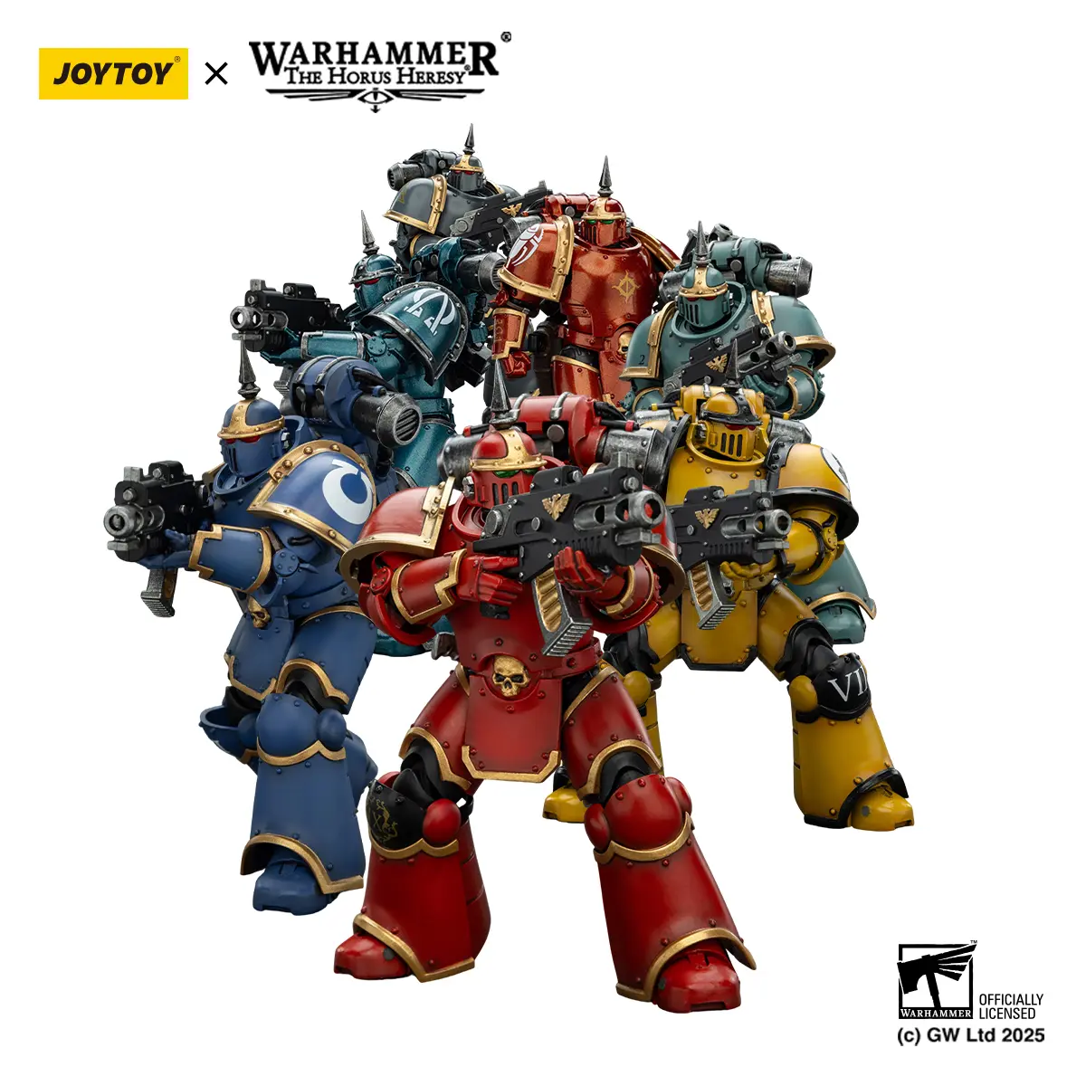 JOYTOY Authentic 1/18 Alpha Legion MK III Tactical Legionary Action Figure Set, 7PCS Horus Heresy Gaming Collectibles for Toy & Hobby Enthusiasts, Horus Heresy Set, Alpha Legion Mk Lll Tactical Legionary, Adult Collectibles, Action Figures