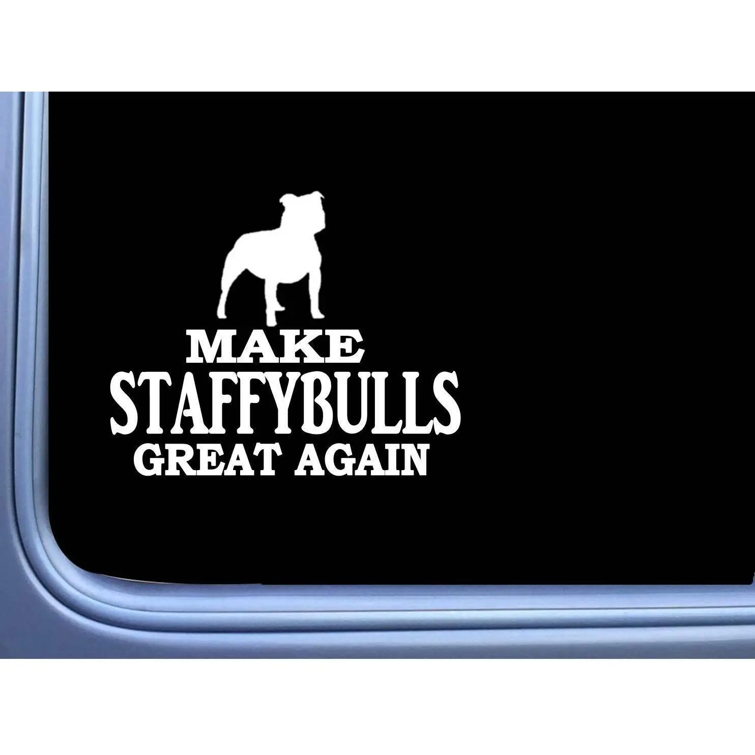 Staffy Bull Maga L720 Dog Sticker 7" decal