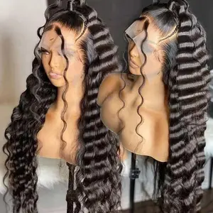Pre styled custom crimp wig 100% human hair
