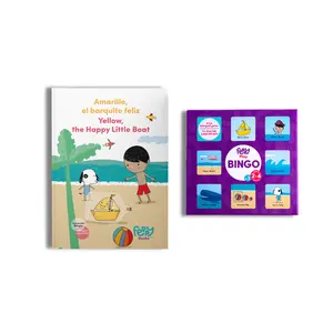 Bilingual Book & Game Bundle: Yellow, The Happy Little Boat  + Bingo