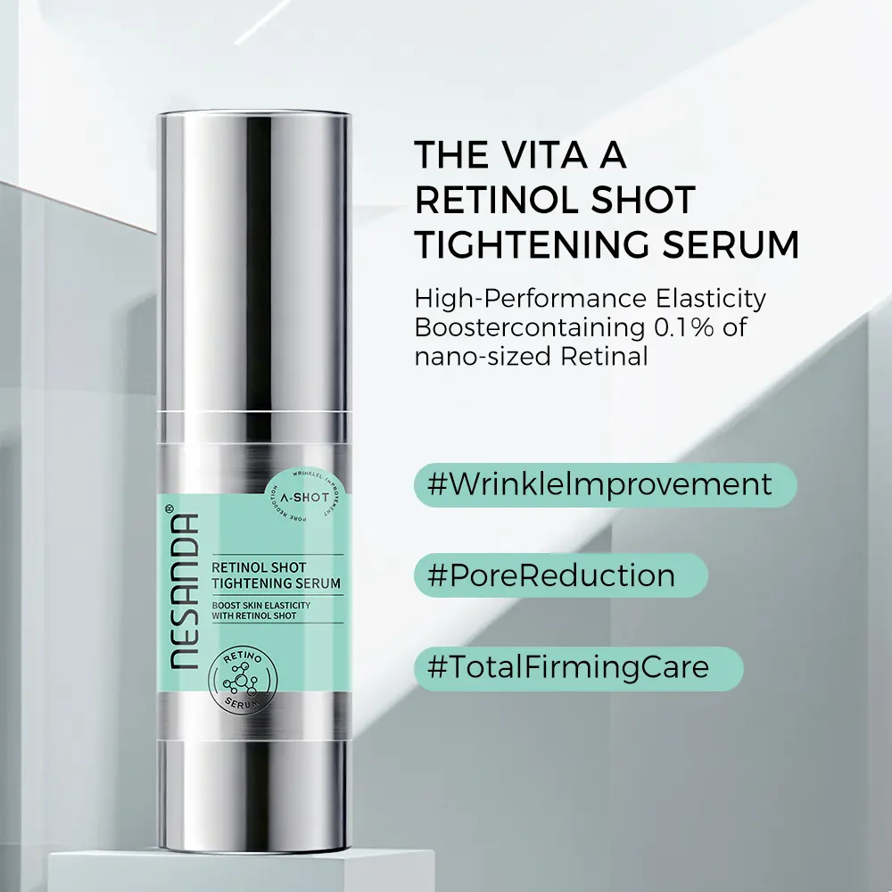 0.1% Nano Retinal Tightening & Anti-Aging Face Serum, Pore Reduction, Wrinkle Repair & Skin Repair High-Performance Firming Night Care Liquid Lift (30ml)