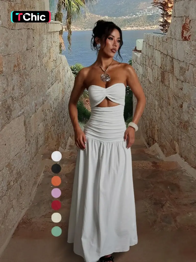 bardot kylen cotton halter midi dress Bardot Kylen Cotton Halter Midi Dress MSRP $169 – DGFOutlet main image 1
