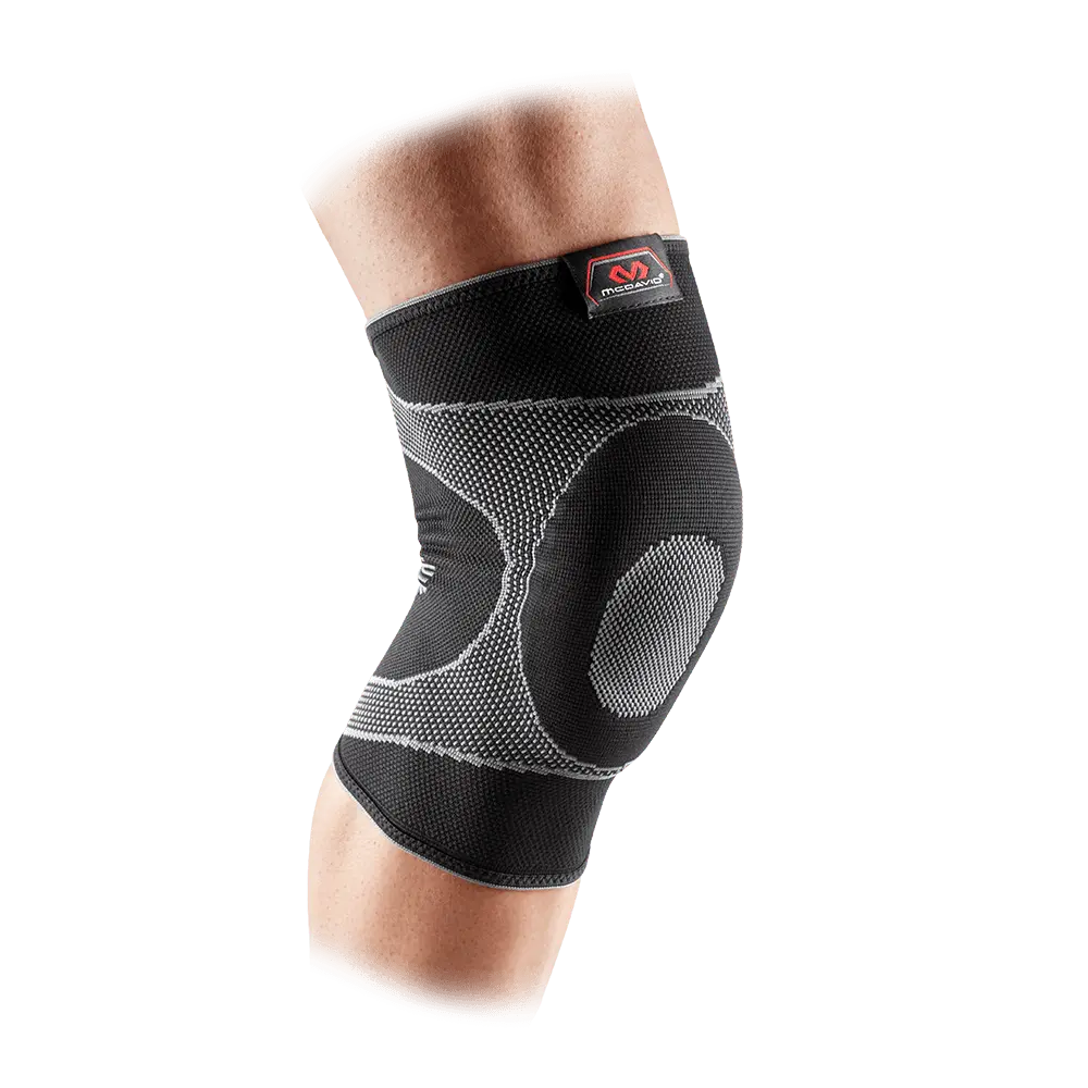 McDavid Knee Sleeve - 4-Way Elastic Fabric with Gel Buttress, Moderate Supportive Fit, Knee Pain Relief, Breathable, Heat Retention-Free, Improves Fit, Hand Wash Only, for Arthritis, Bursitis