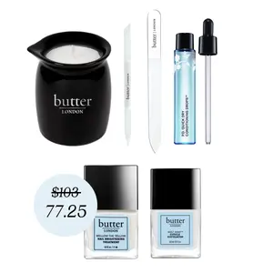butter LONDON Ultimate Cuticle Care Kit - 6-Piece Professional Nail Treatment System for Salon-Quality Results Beauty Products