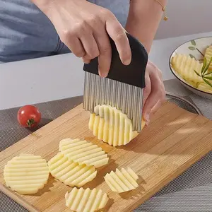 3pcs Wavy cutter, suitable for cutting fries and vegetable slices, Kitchen Vegetable Slicer, Kitchen Gadgets