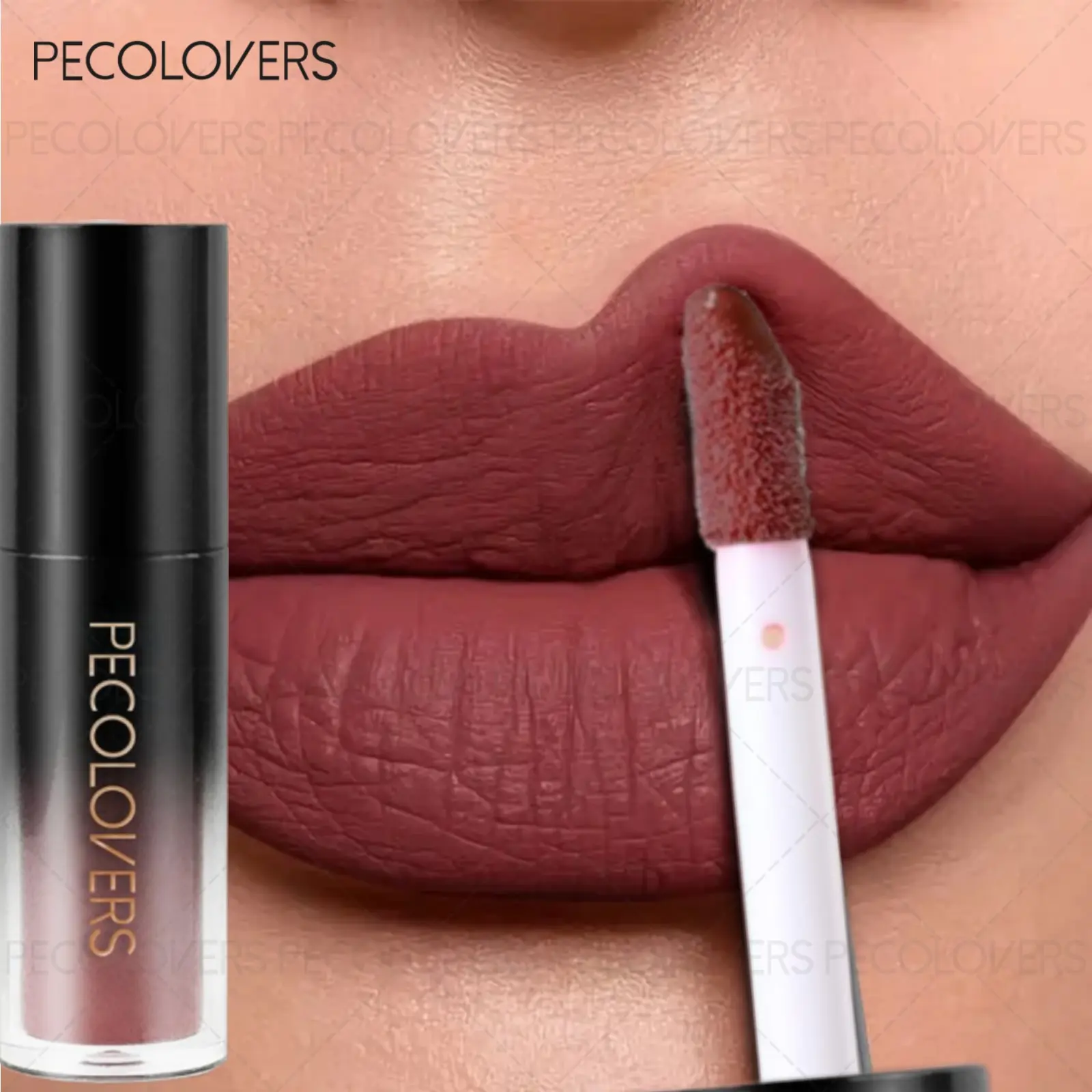1pc Velvet Matte Lip Glaze - Long-Lasting, Hydrating, 6 Shades For All Skin Tones, Nude To Bold Colors, Suitable for Daily Makeup, Suitable as a Gift for Women on Special Occasions Matte Liquid Lipstick Long Lasting Lipgloss