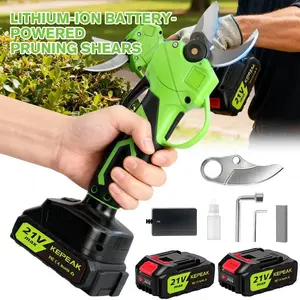 Cordless Electric Pruning Shears, 30mm Cutting Diameter, SK5 Steel Blade, 13000mAh Rechargeable Battery, Lightweight Handheld Power Pruner for Garden & Orchard,for Valentine’s Day Gift