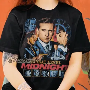 The Office Threat Level Midnight Retro Vintage Unisex Classic T-Shirt HT7