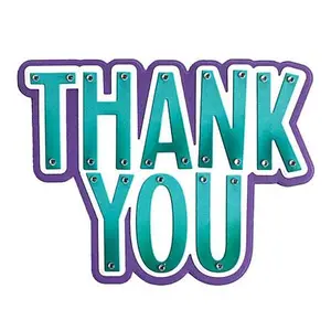 Crafts & Sewing The Stamps of Life Thank You Shaped Card Fold-it