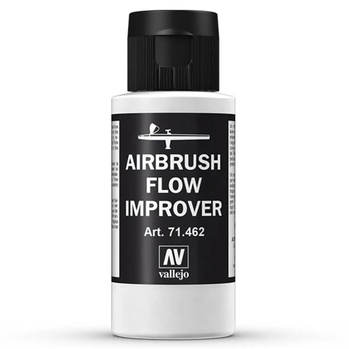 Acrylicos Vallejo Airbrush Flow Enhancer, 60ml Car Paint Care Auxiliary with Drop Addition Function for Automotive & Motorcycle Maintenance