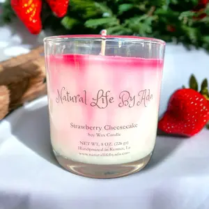 Strawberry Cheesecake Soy Candle