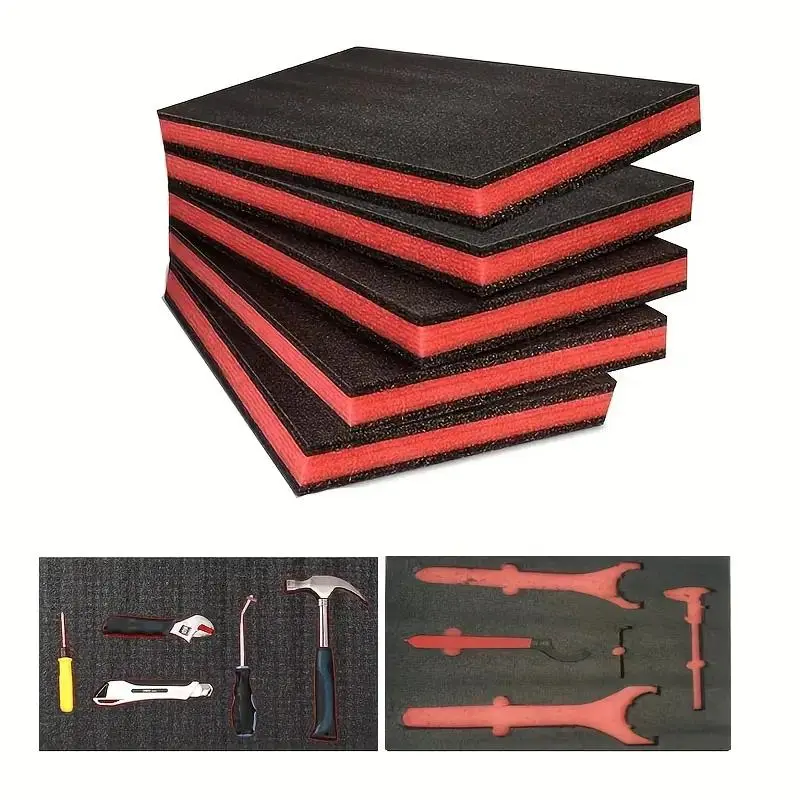 Toolbox Foam Insert, 3-pack Polyethylene Foam Board Organizer, Tool Storage Kit, Tool Storage Organiser, Tool Storage Solution for Efficient Organization