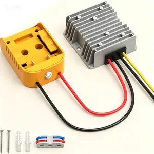 Voltage Regulator DC 20V to 12V Step-Down Converter, Over-Discharge Protection, 20A 240W Buck Converter, Compatible with 20V Battery Pack, for Golf Cart RC Car Truck DIY
