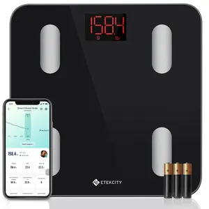 Etekcity Scales for Body Weight, Bathroom Bluetooth Scale for Body Fat, BMI and Weight Management, Sync 13 Data with Other Fitness Apps