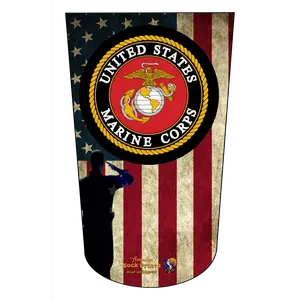 Amputee Sock "Marine corp V3",Stump Sock, Prosthetic Limb Sock