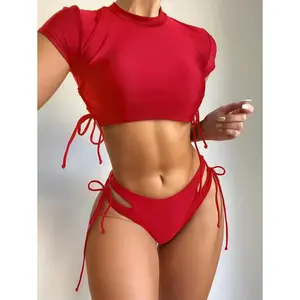 Elegant Bikini Set for Surfing Swimming and Water Activities Versatile Swimsuit Perfect for Gym Workout Exercise Equipment and Home Fitness