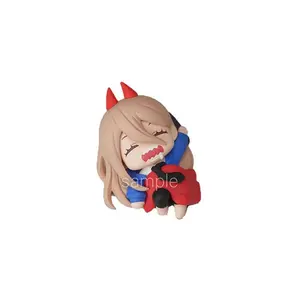 Cute Chainsaw Man Power Figure Anime Aki Denji Statue Makima Sleeping Action Figurine Desk Decoration Table Accessories Toy Gift