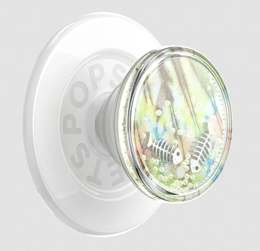 PopSockets MagSafe PopGrip with Tidepool Ocean Charms, Mobile Phone Accessories for Smartphones