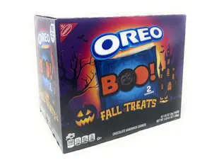 OREO Halloween Fall Treats Orange Creme Sandwich Cookies - 55 packs - 1 box