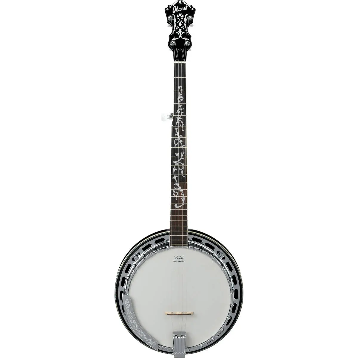 Ibanez B300 5-String Banjo, 22 Frets, Mahogany Neck, Rosewood Fretboard, Abalone Resonator Binding