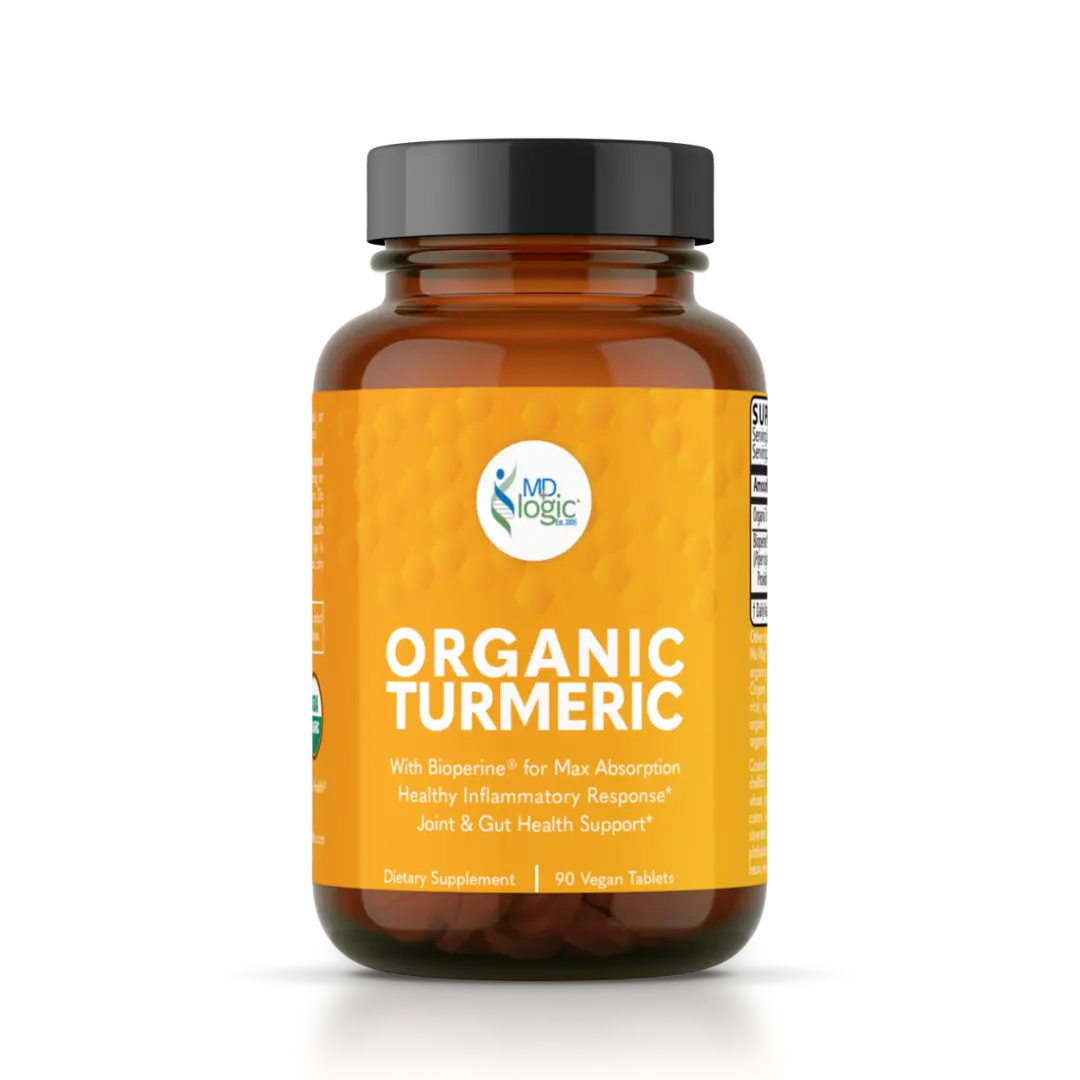 Organic Turmeric with BioPerine for Max Absorption - Joint & Gut Health Support - Made in New York